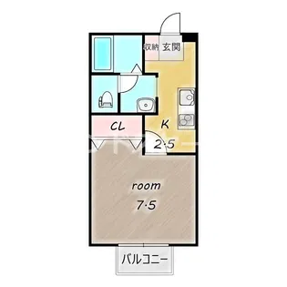 エスペランサK【1階】の間取り