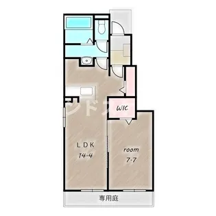 ノース・R【1階】の間取り