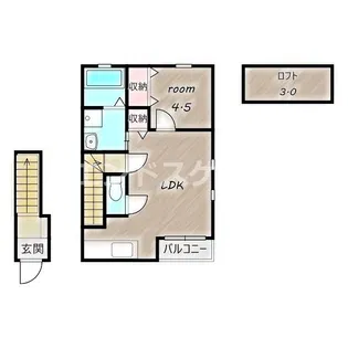 Diamond square【2階】の間取り