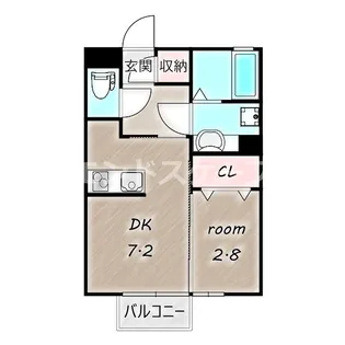 カーサヴェール【1階】の間取り