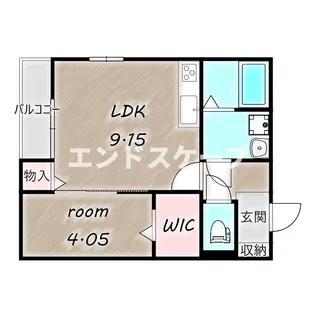オペラハウス千代田【1階】の間取り
