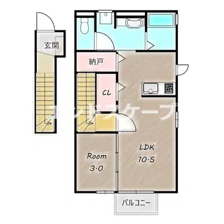 プレシャス A【2階】の間取り