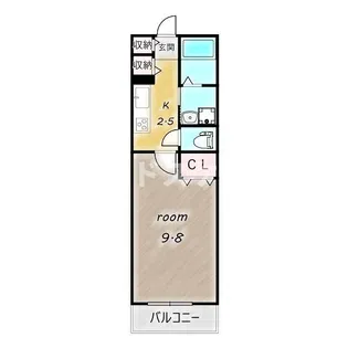 パティオなな B【1階】の間取り