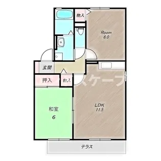 アグロス【1階】の間取り