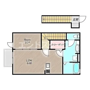 グラシア【2階】の間取り