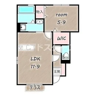 MIYABI C【1階】の間取り