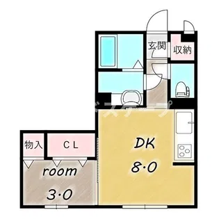 メゾン ド ボナール【2階】の間取り