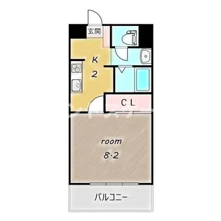 けやき【201号室】の間取り