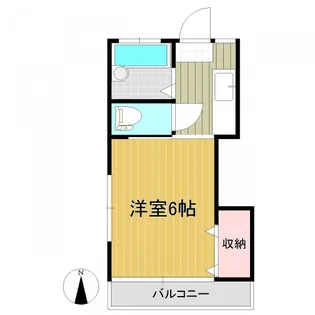 郡山アパート【6号室】の間取り