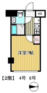 The comfroot(ザ コンフォルート)【2階】の間取り