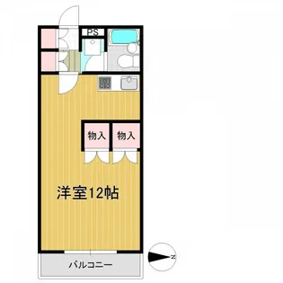 メゾンブランシュ1号館【3階】の間取り