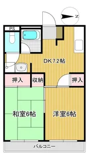 SKRハイツ【2階】の間取り