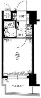 リッチハイツパークサイド【4階】の間取り