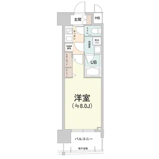 エスライズ本町東【7階】の間取り