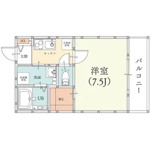 REGIES柴原阪大前II【1階】の間取り