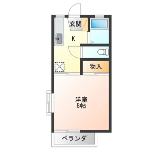 リバティ千代田A【1階】の間取り