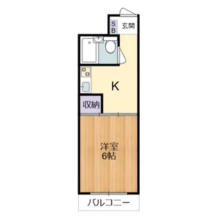 カメリアハウス【4階】の間取り