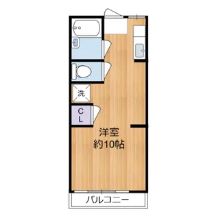コーポ中村【102号室】の間取り