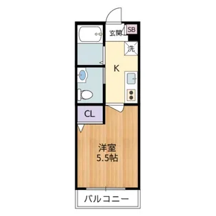 フォルジュロン パンセ【1階】の間取り