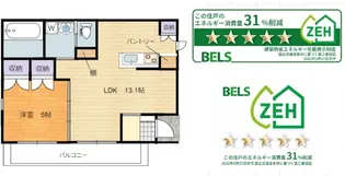 メゾンイースト【201号室】の間取り