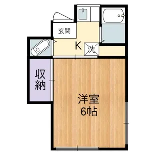 明和荘【202号室】の間取り