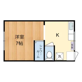 コイデハイツ【203号室】の間取り