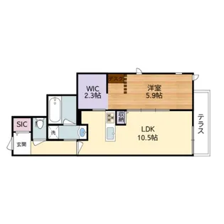 RICHESSE Ⅰ【1階】の間取り