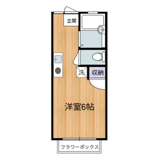 ヴィラファミール【201号室】の間取り
