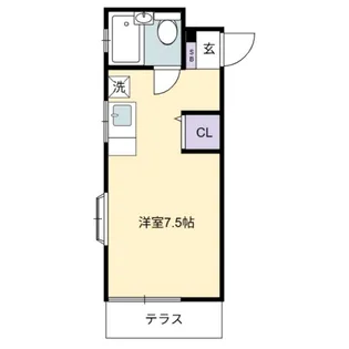 さくらコーポ【102号室】の間取り