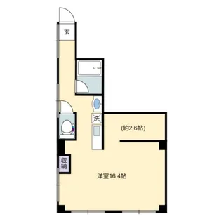 小針ビル【101号室】の間取り