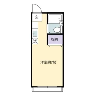 SUN M's 【202号室】の間取り