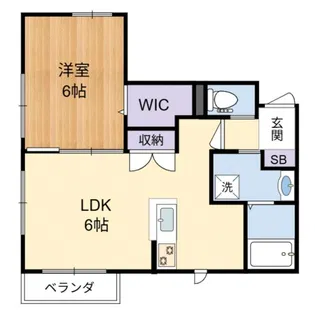 シュロス小金井【1階】の間取り