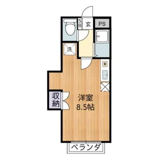 川島ハイムⅡ【202号室】の間取り