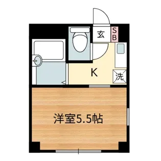 東京都小金井市中町3丁目【マンション】の間取り