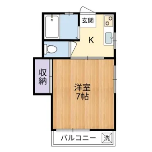 アービタ金澤【201号室】の間取り