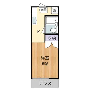 ドミールサカイ 【105号室】の間取り
