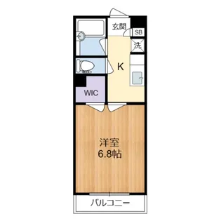 パルティール武蔵野【1階】の間取り