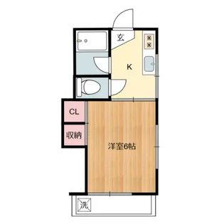 コーポすずき【201号室】の間取り