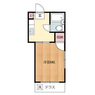 グリーンメゾン伊藤【101号室】の間取り