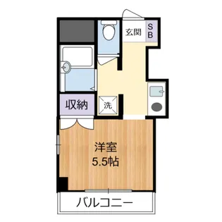 天野屋ビル【4階】の間取り