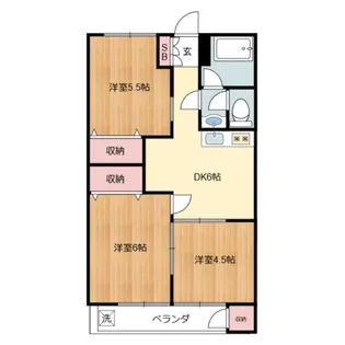 上水ハイツ【103号室】の間取り