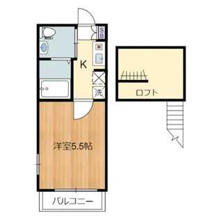 フォルジュロン プレリ【1階】の間取り
