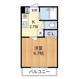 東京都小金井市貫井南町3丁目【マンション】の間取り