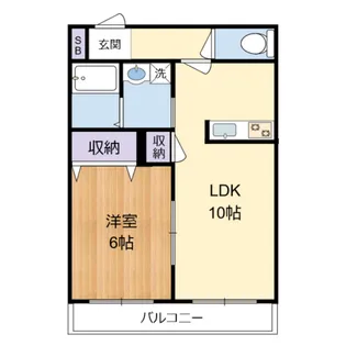 ソルクレスト【1階】の間取り