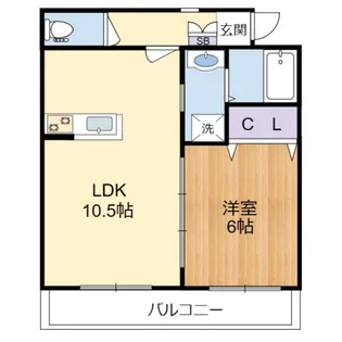 Maison de Vert【2階】の間取り