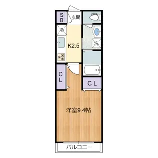 COCORO 2742【103号室】の間取り