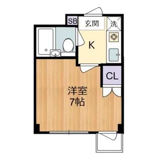 雅ビル【308号室】の間取り