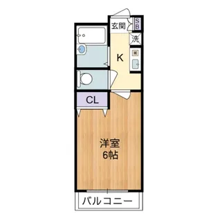 フォルジュロン【108号室】の間取り