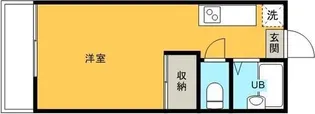 スペースタウン鶴田【2階】の間取り