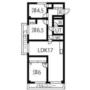 STプラザ御器所【5階】の間取り